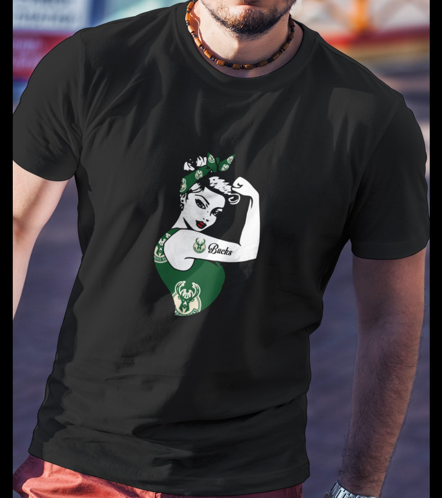 Milwaukee Bucks Strong Unbreakable Girl T-Shirt