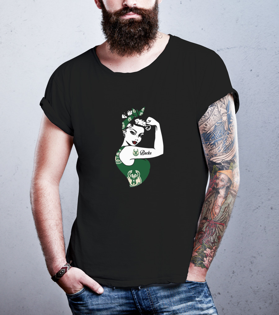 Milwaukee Bucks Strong Unbreakable Girl T-Shirt