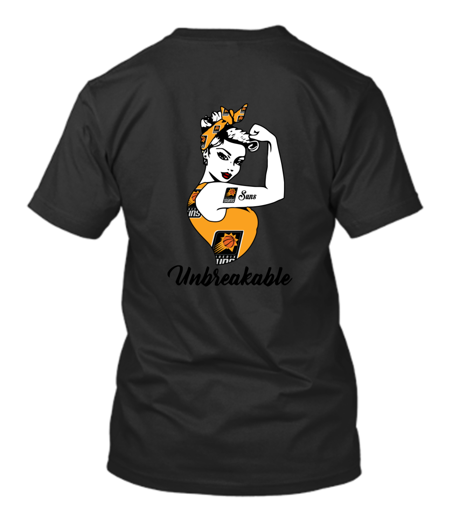 Unbreakable Phoenix Suns Strong Girl Suns T-Shirt