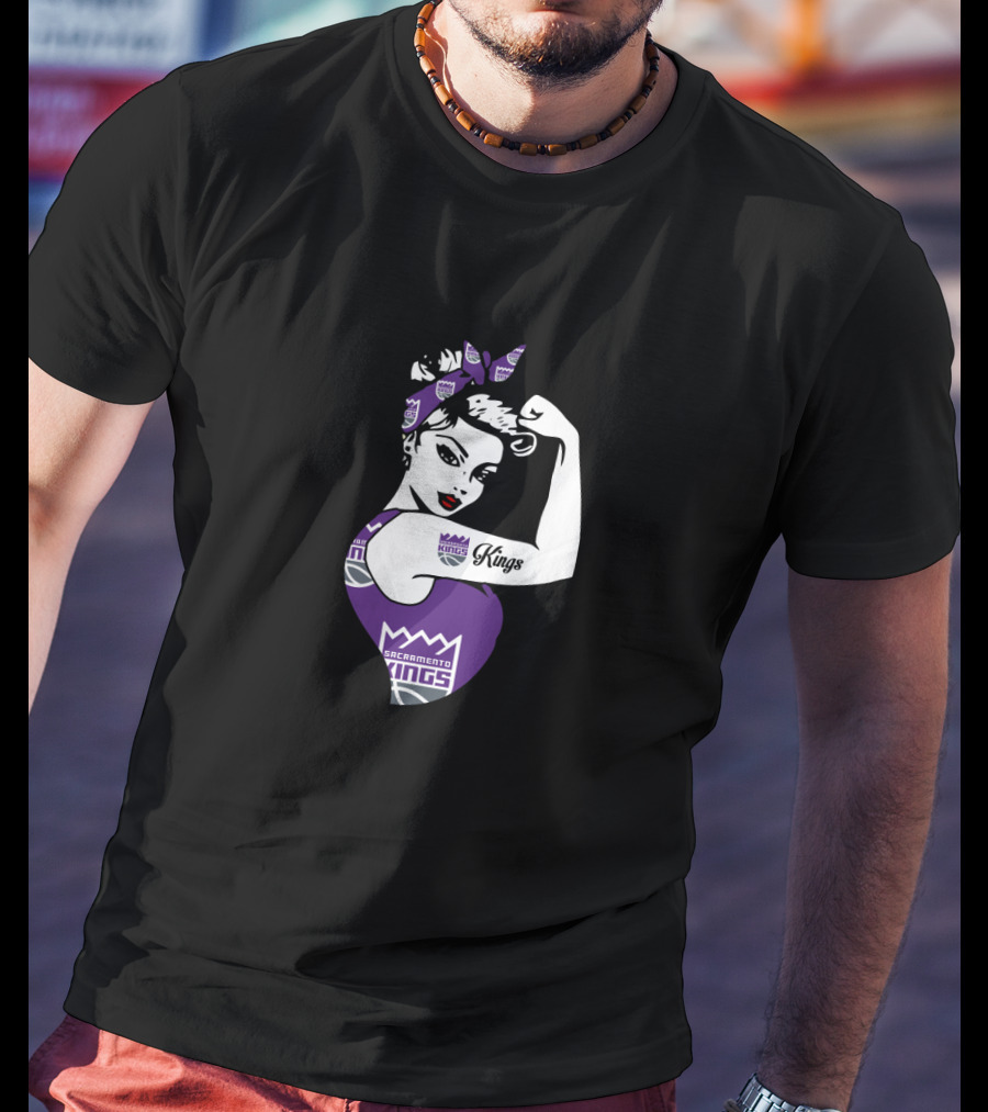 Unbreakable Sacramento Kings Strong Girl T-Shirt
