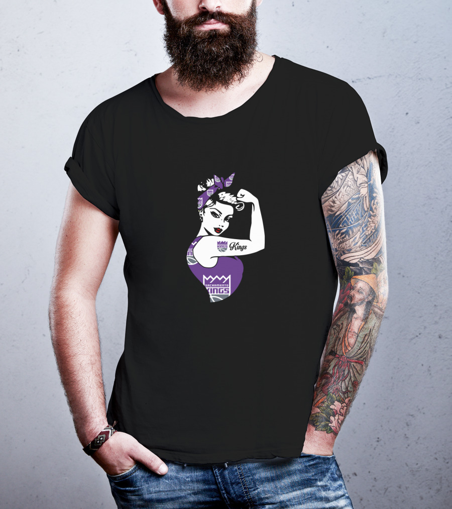 Unbreakable Sacramento Kings Strong Girl T-Shirt