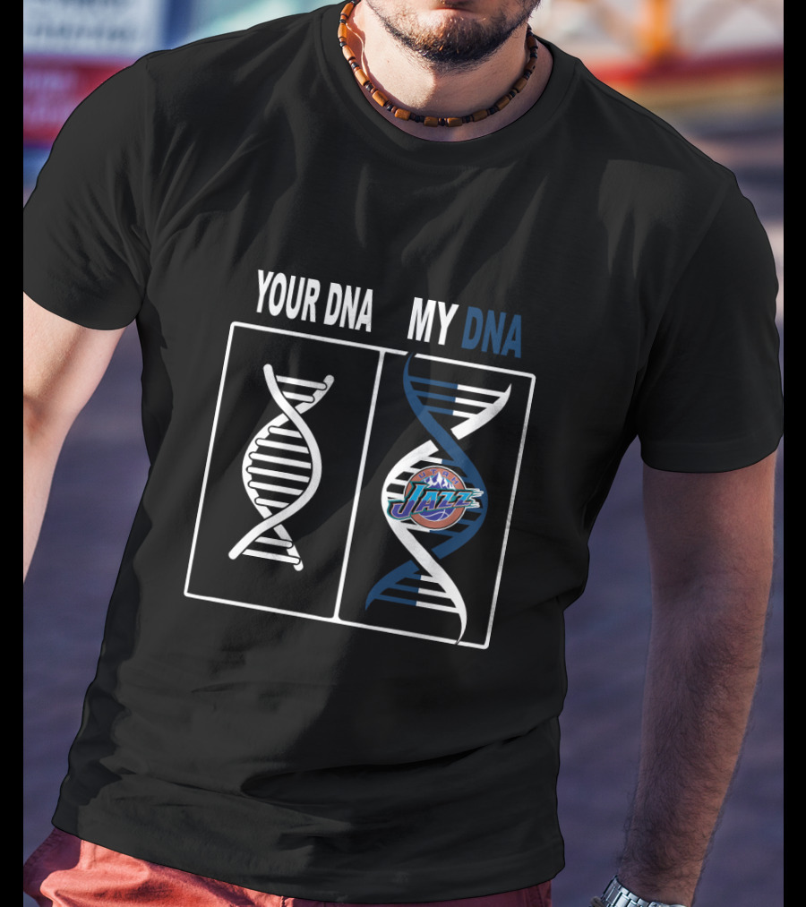 Your Dna My Dna Utah Jazz Logo Fans T-Shirt
