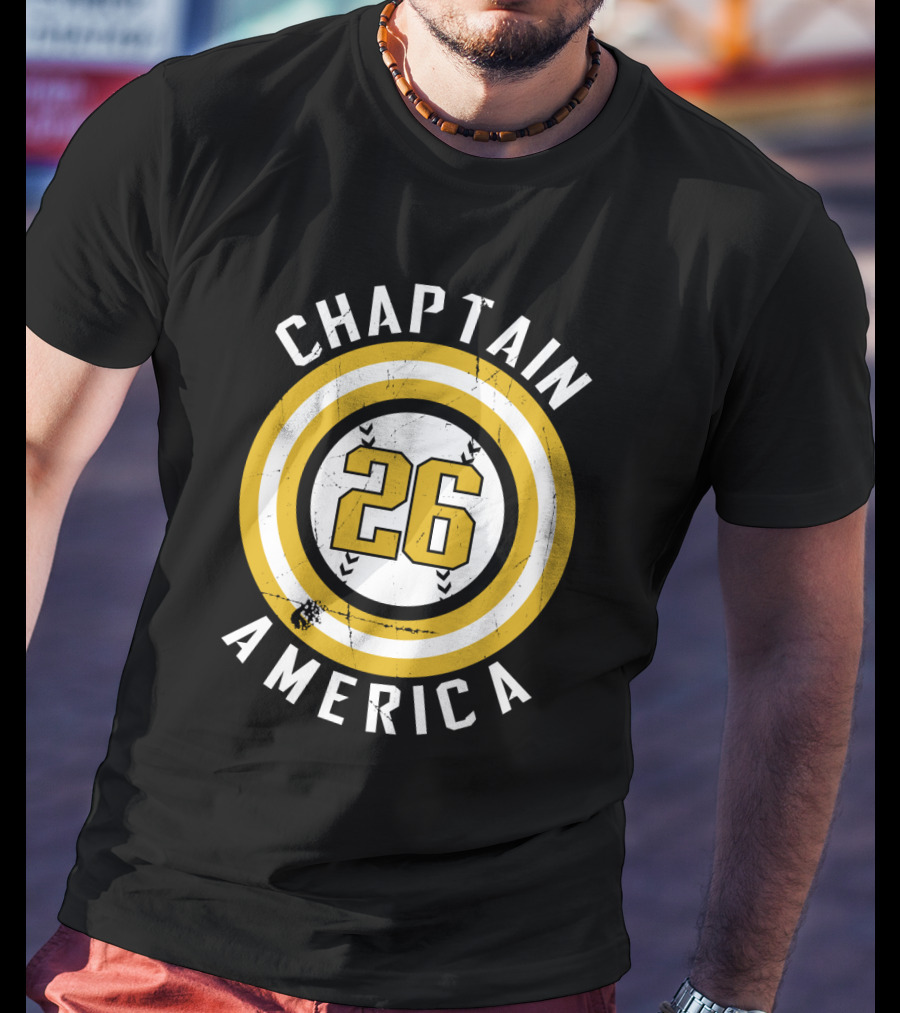 Chaplain America 26 Oakland Athletics Fans Baseball-Themed T-Shirt