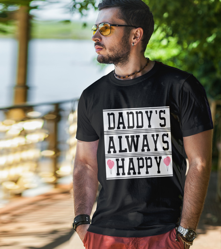 Daddy's Always Happy Balloons Gordon Hayward T-Shirt