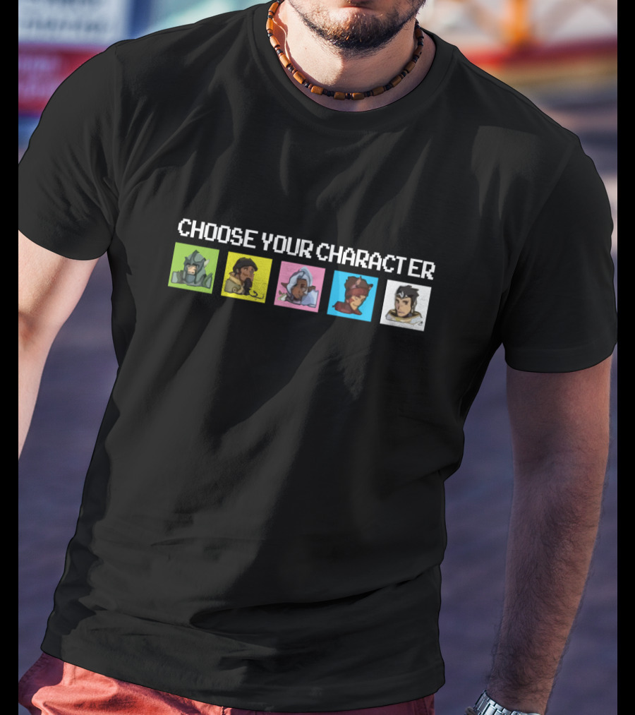Choose Your Character Dreamworks Voltron Legendary Defender Pilot Icons T-Shirt