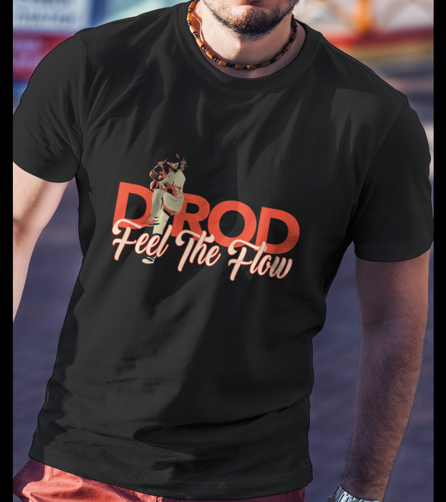 DROD Feel The Flow Baseball Pitching Pose T-Shirt