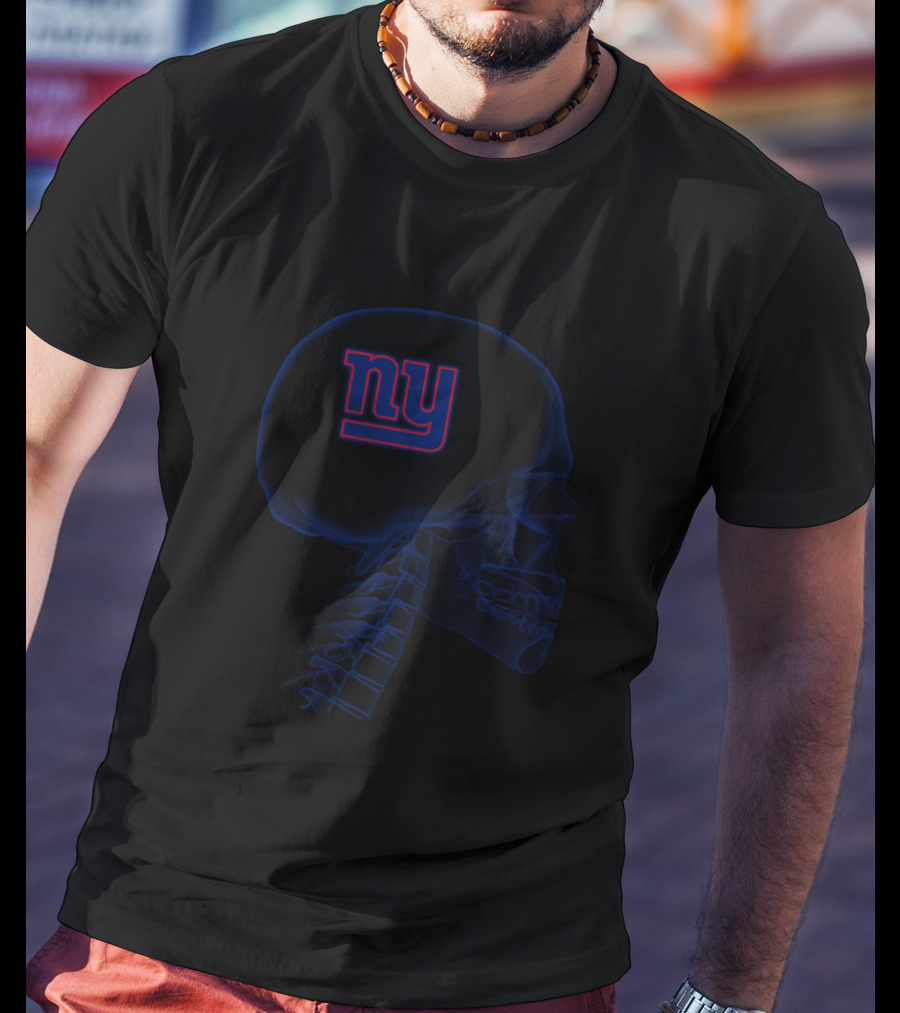 New York Giants Ny Skull Halloween T-Shirt