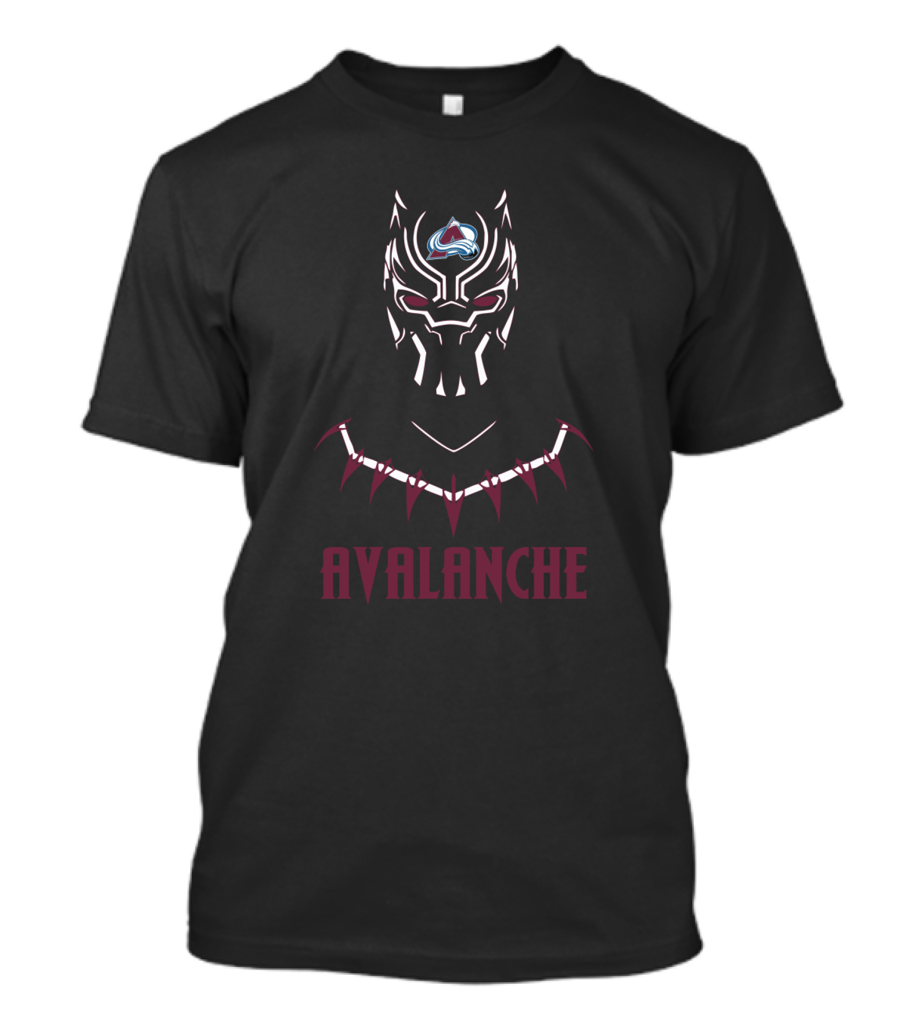 Black Panther Colorado Avalanche Mashup Fan T-Shirt