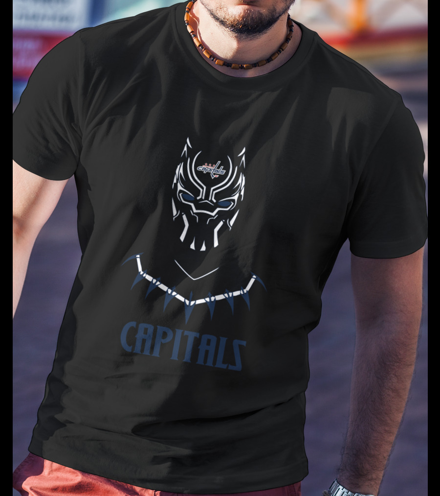 Washington Capitals Black Panther Mashup Capitals Fan T-Shirt
