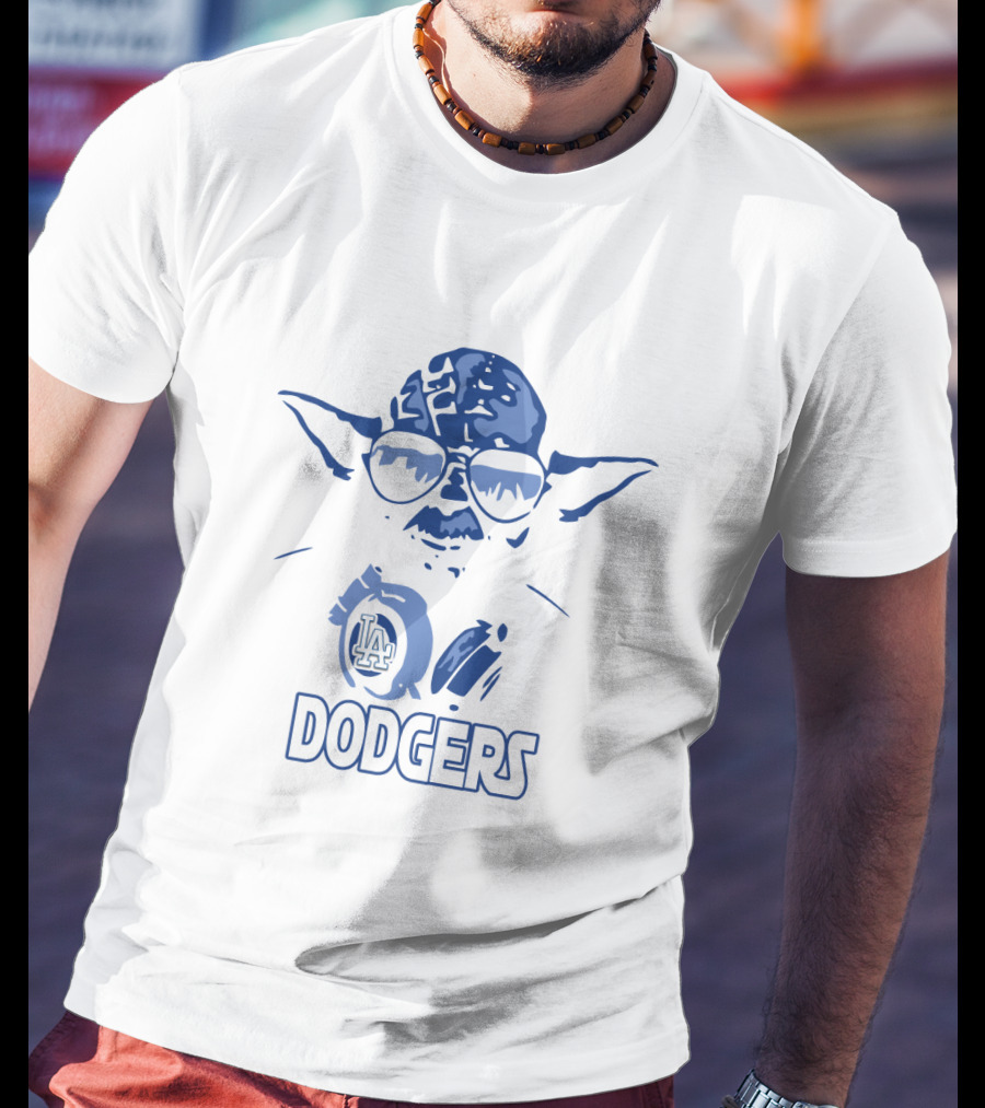 Yoda Dodgers LA Star Wars Los Angeles Fans T-Shirt