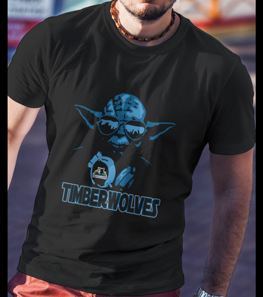 Yoda Timberwolves Star Wars Minnesota Fans T-Shirt