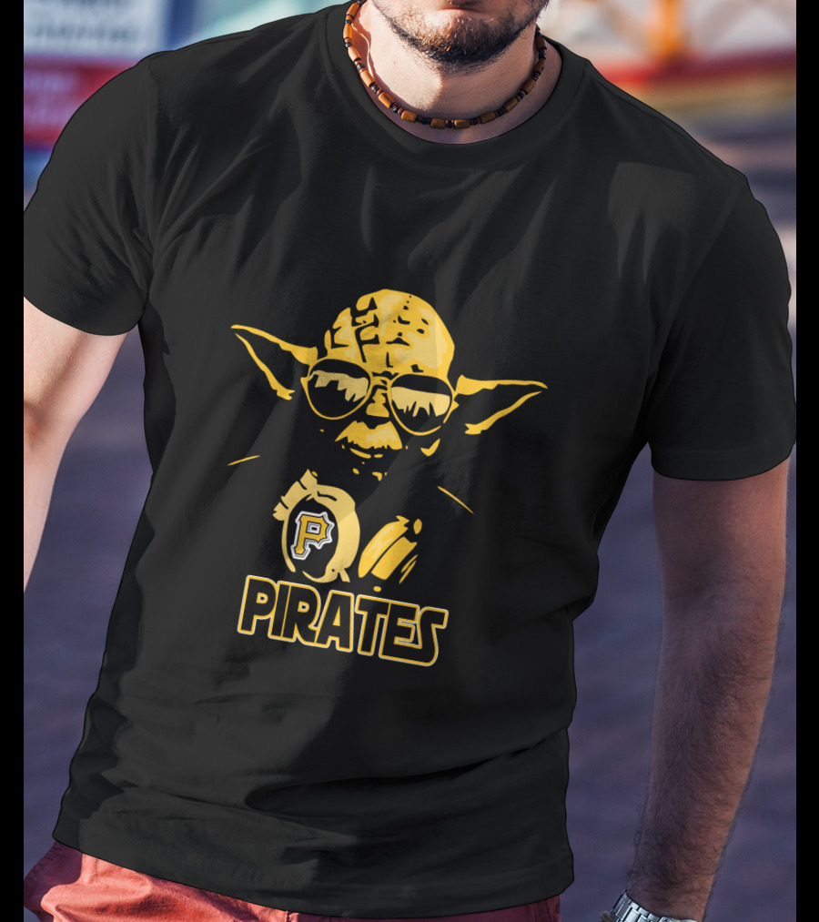 Yoda Star Wars Pittsburgh Pirates Crossover Fan T-Shirt
