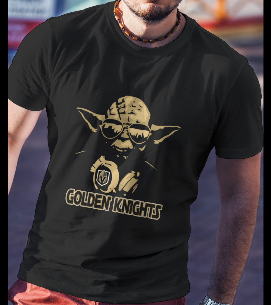 Yoda Star Wars Vegas Golden Knights Fans Golden Knights T-Shirt