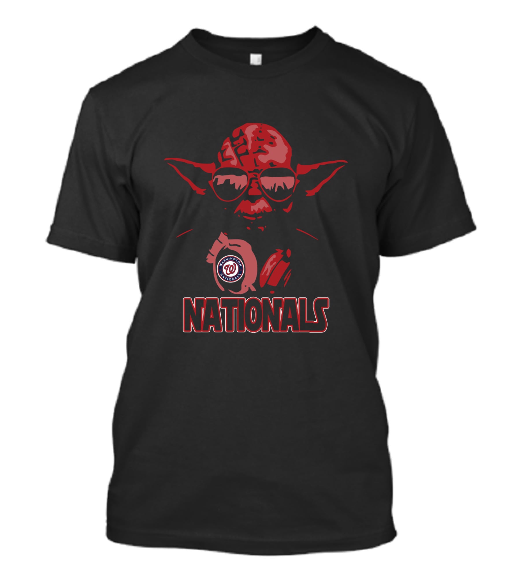 Yoda Nationals Star Wars Washington MLB Fans T-Shirt