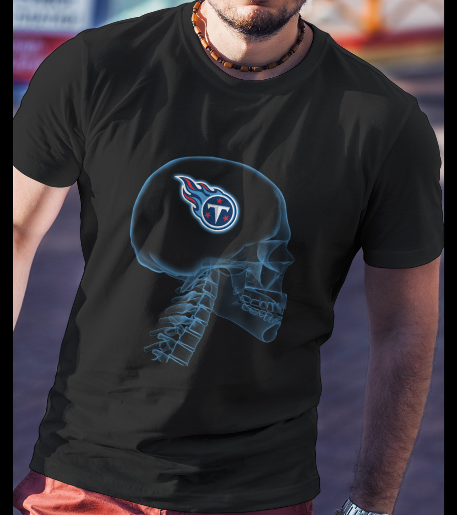 Tennessee Titans Brain X-Ray Halloween T-Shirt