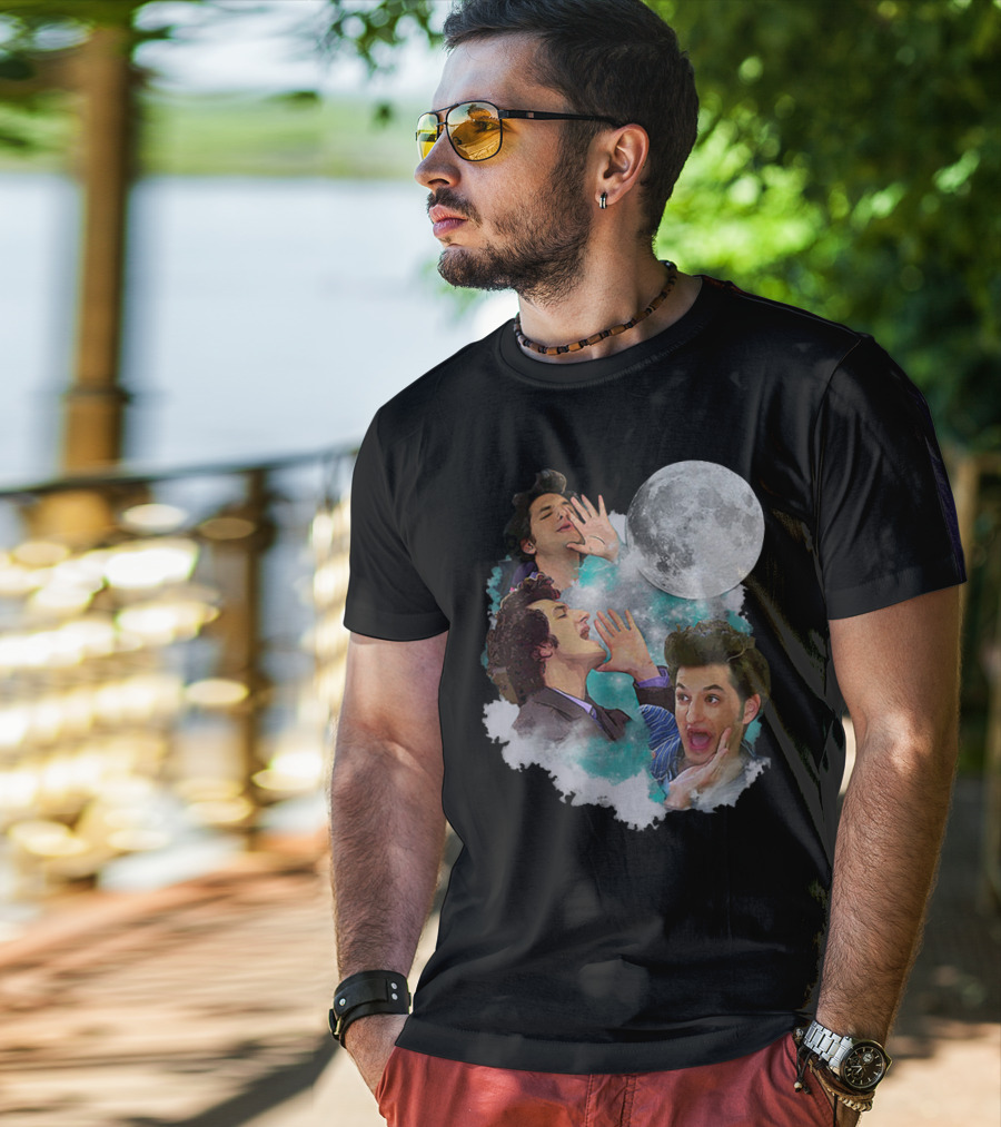 The Wooooorst Jean Ralphio Three Moon Scene Mashup T-Shirt