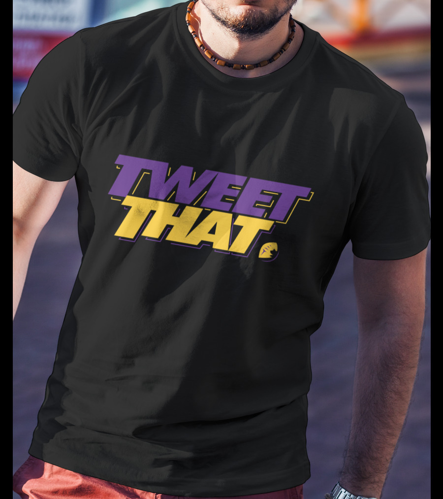 Tweet That Mike Zimmer Fans Vikings Football Purple Yellow T-Shirt