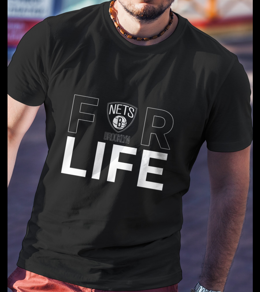 Brooklyn Nets Logo For Life Fans T-Shirt