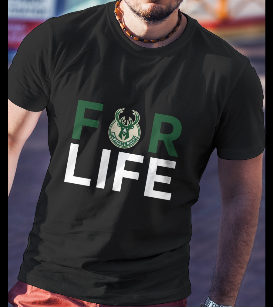 Milwaukee Bucks For Life Fan Loyalty T-Shirt