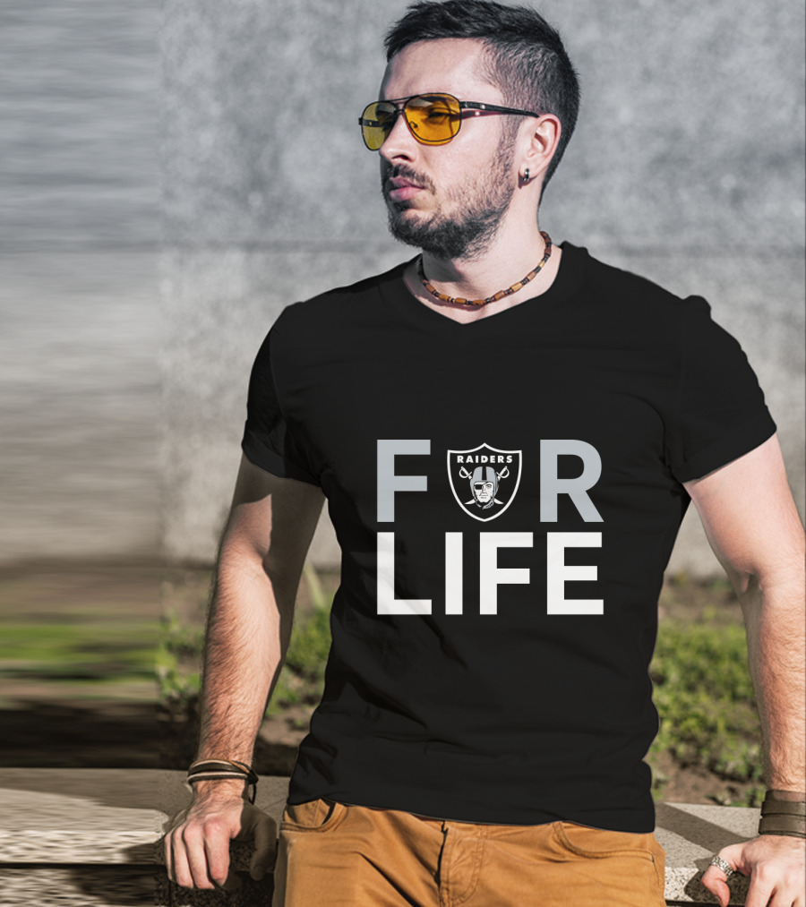 Las Vegas Raiders Fans For Life Loyalty Commitment T-Shirt