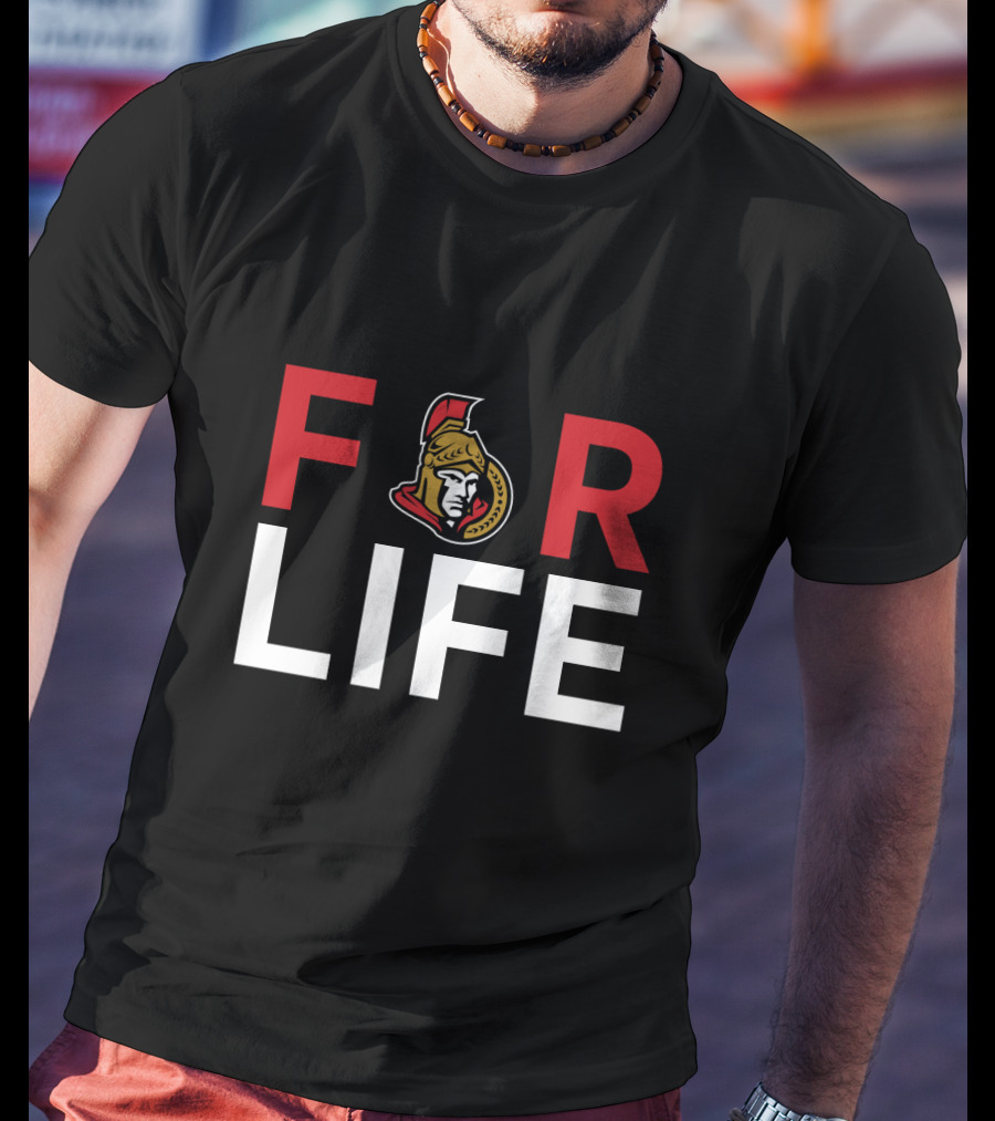 Ottawa Senators For Life Fan Spirit T-Shirt