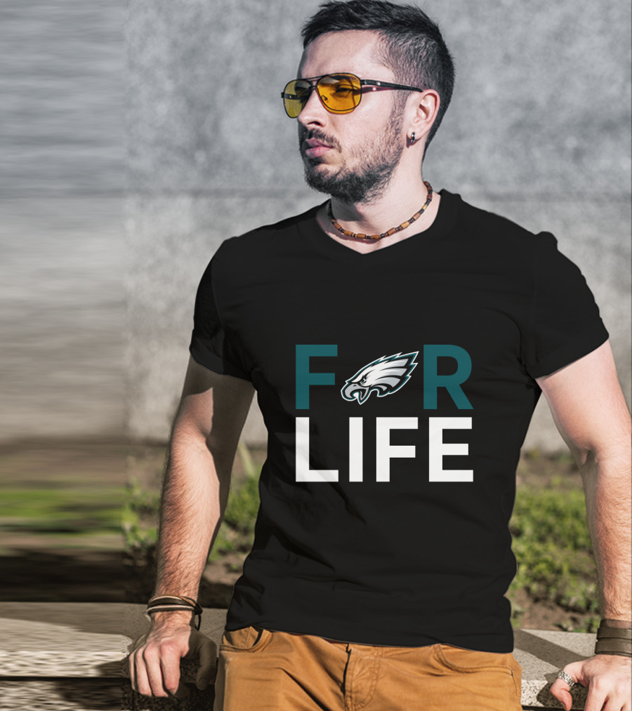 Philadelphia Eagles For Life Fan Pride T-Shirt