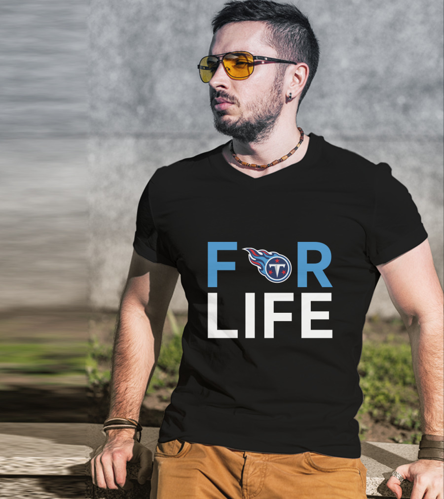 Tennessee Titans F Logo For Life Loyalty Fan Base T-Shirt