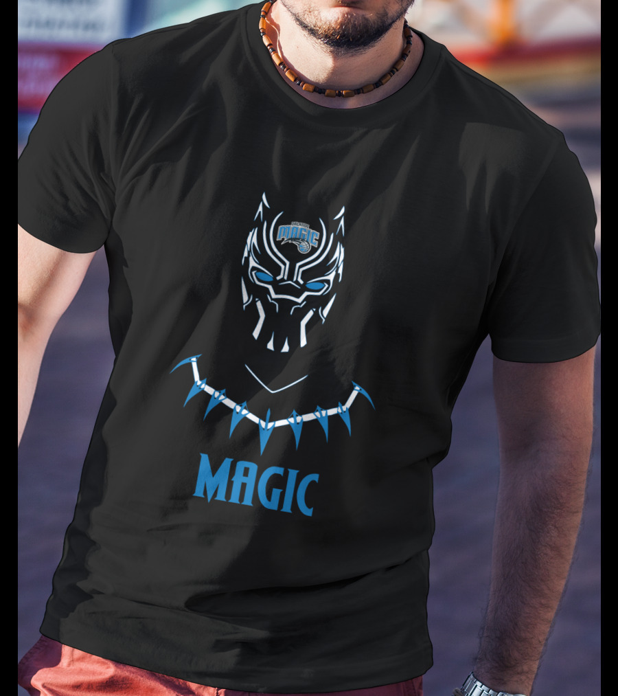 Orlando Magic Meets Black Panther Fan T-Shirt