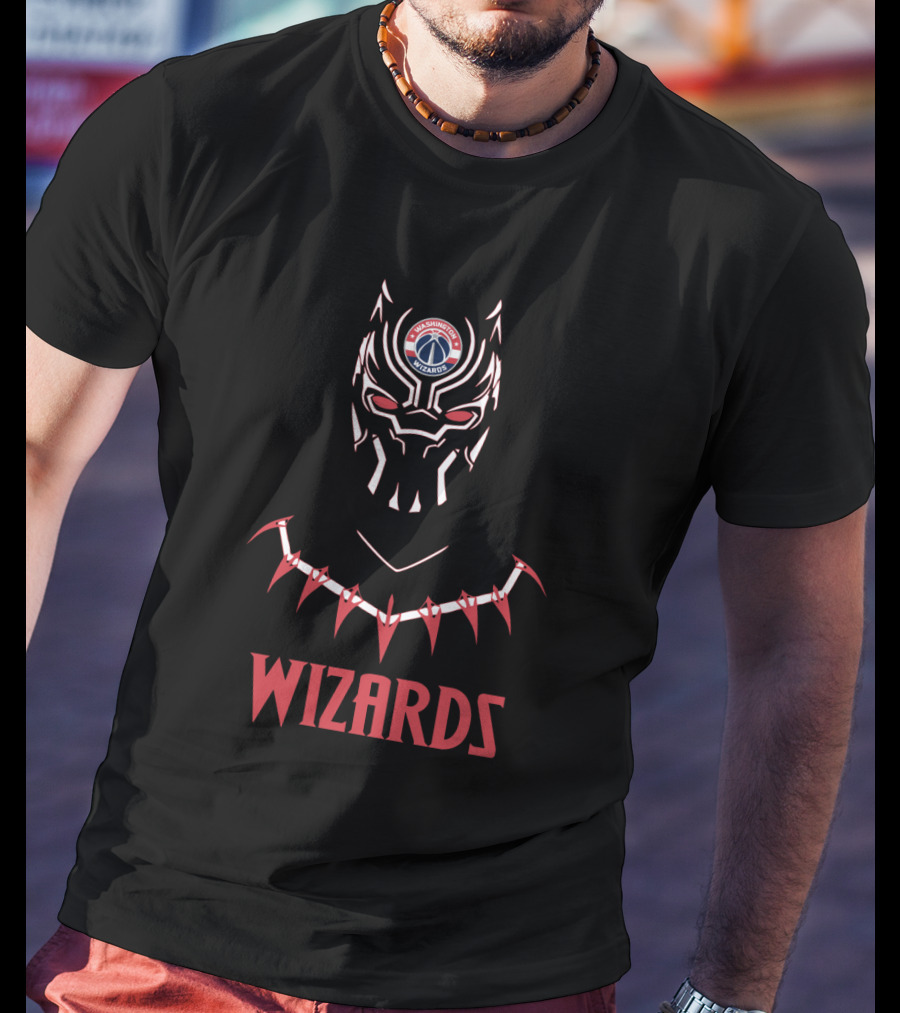 Washington Wizards Fan Black Panther Inspired T-Shirt