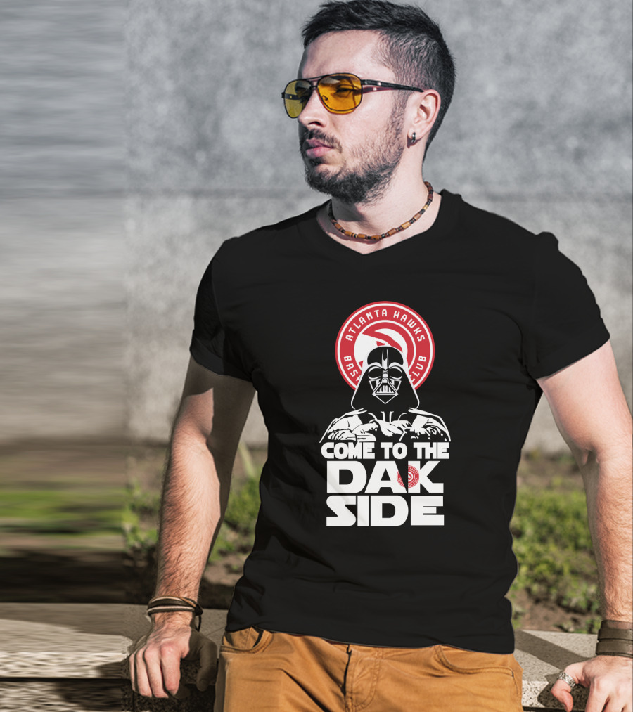 Darth Vader Come To The Dark Side Atlanta Hawks Fans T-Shirt
