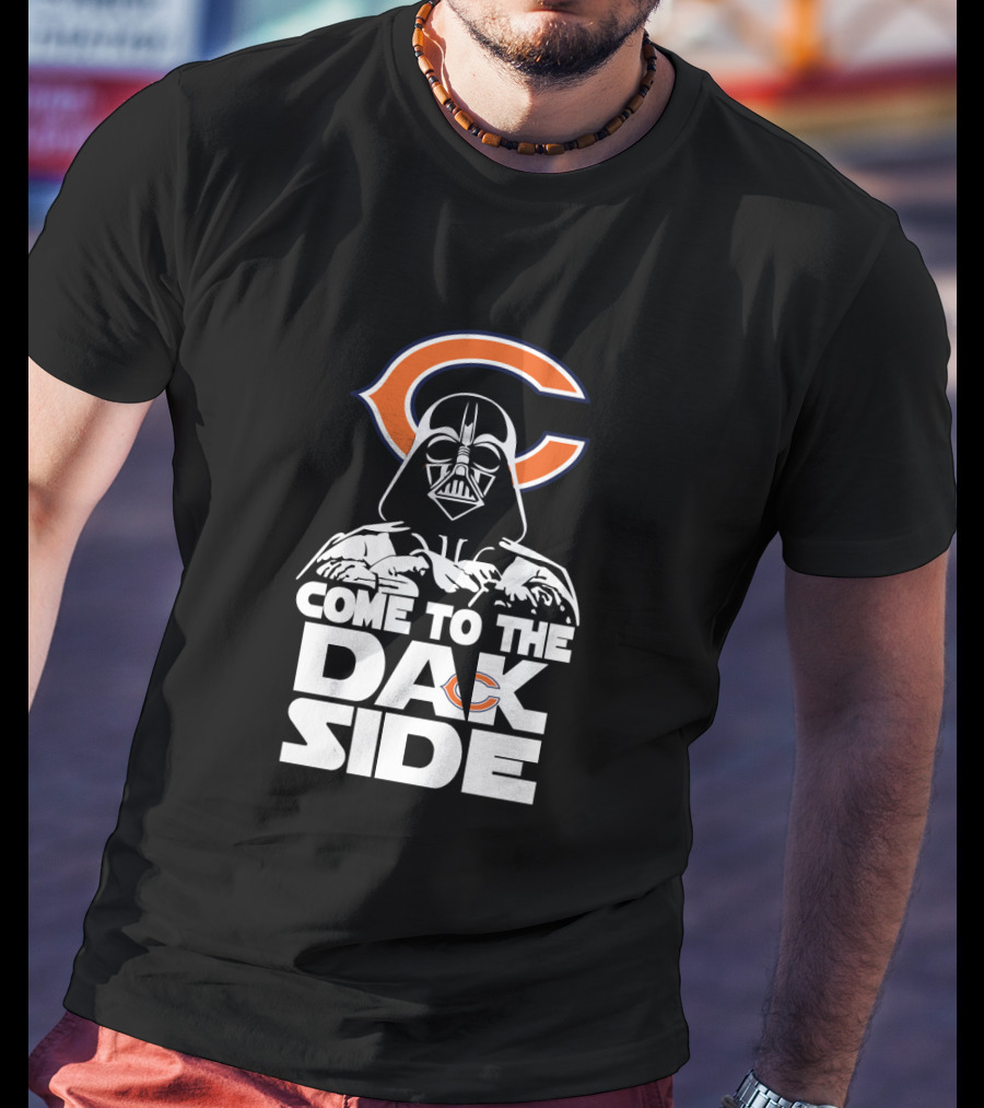 Come To The Dark Side Chicago Bears Darth Vader Fans T-Shirt