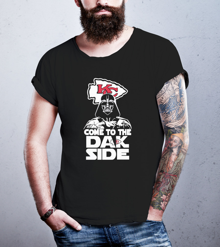 Come To The Kc Side Darth Vader Kansas City Chiefs T-Shirt