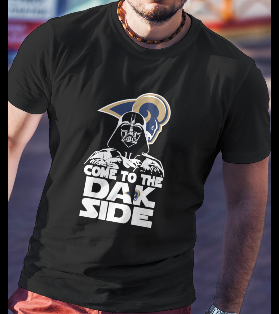 Darth Vader Come To The Dark Side Los Angeles Rams Fans T-Shirt