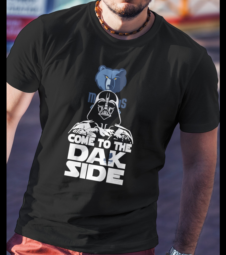 Come To The Dark Side Darth Vader Memphis Grizzlies T-Shirt