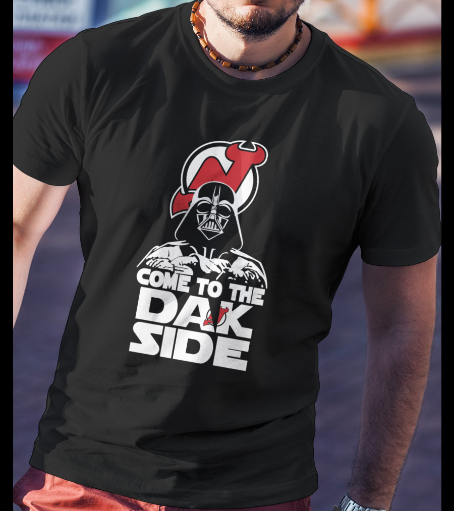 Come To The Dark Side Darth Vader New Jersey Devils Fans T-Shirt