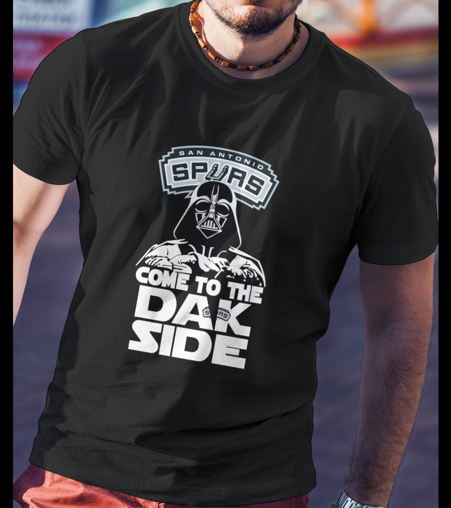 San Antonio Spurs Darth Vader Come To The Dark Side T-Shirt