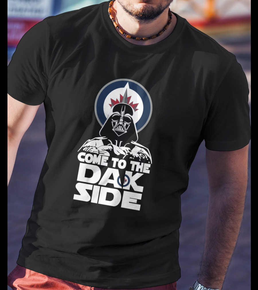 Come To The Dark Side Winnipeg Jets Fans Darth Vader T-Shirt