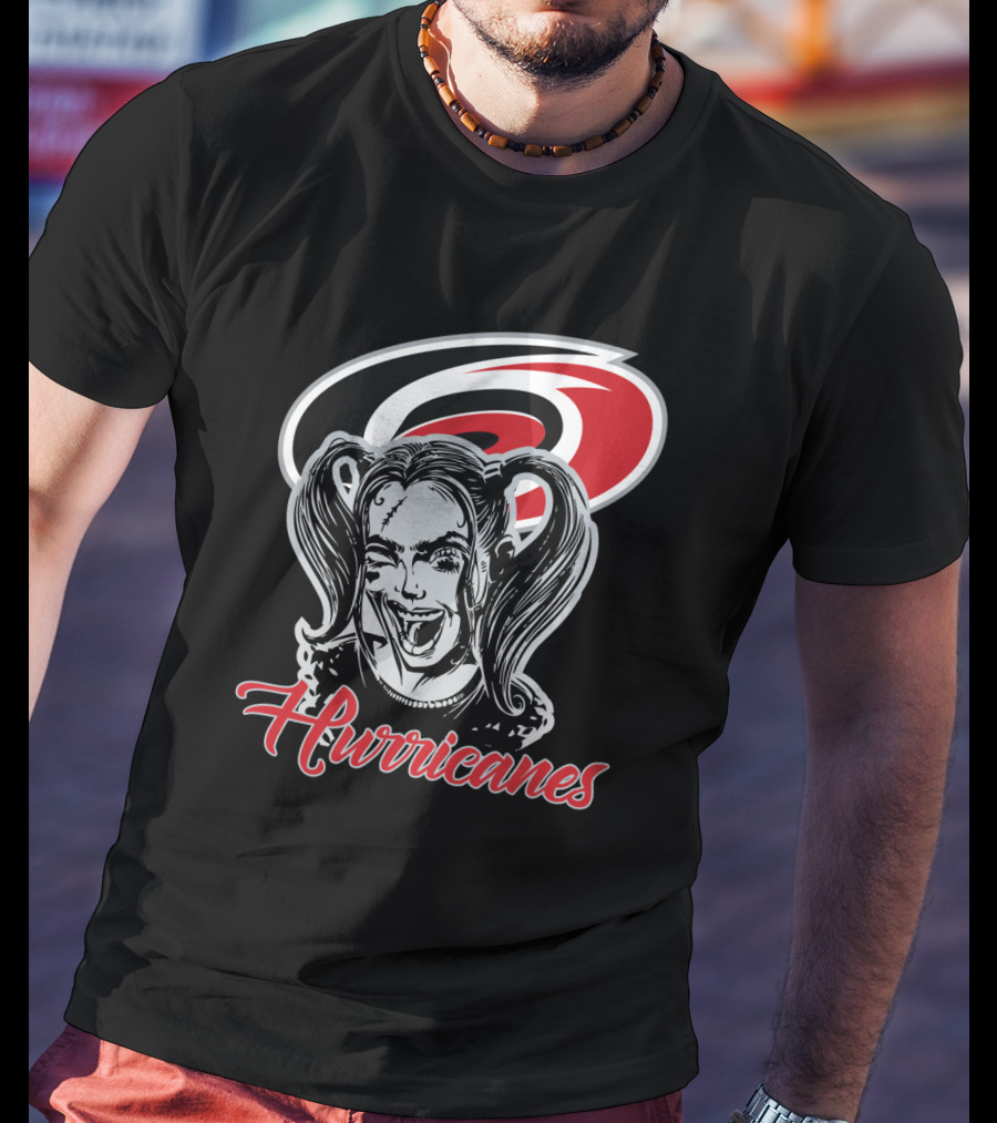Harley Quinn Hurricanes Carolina Hurricanes Fan T-Shirt