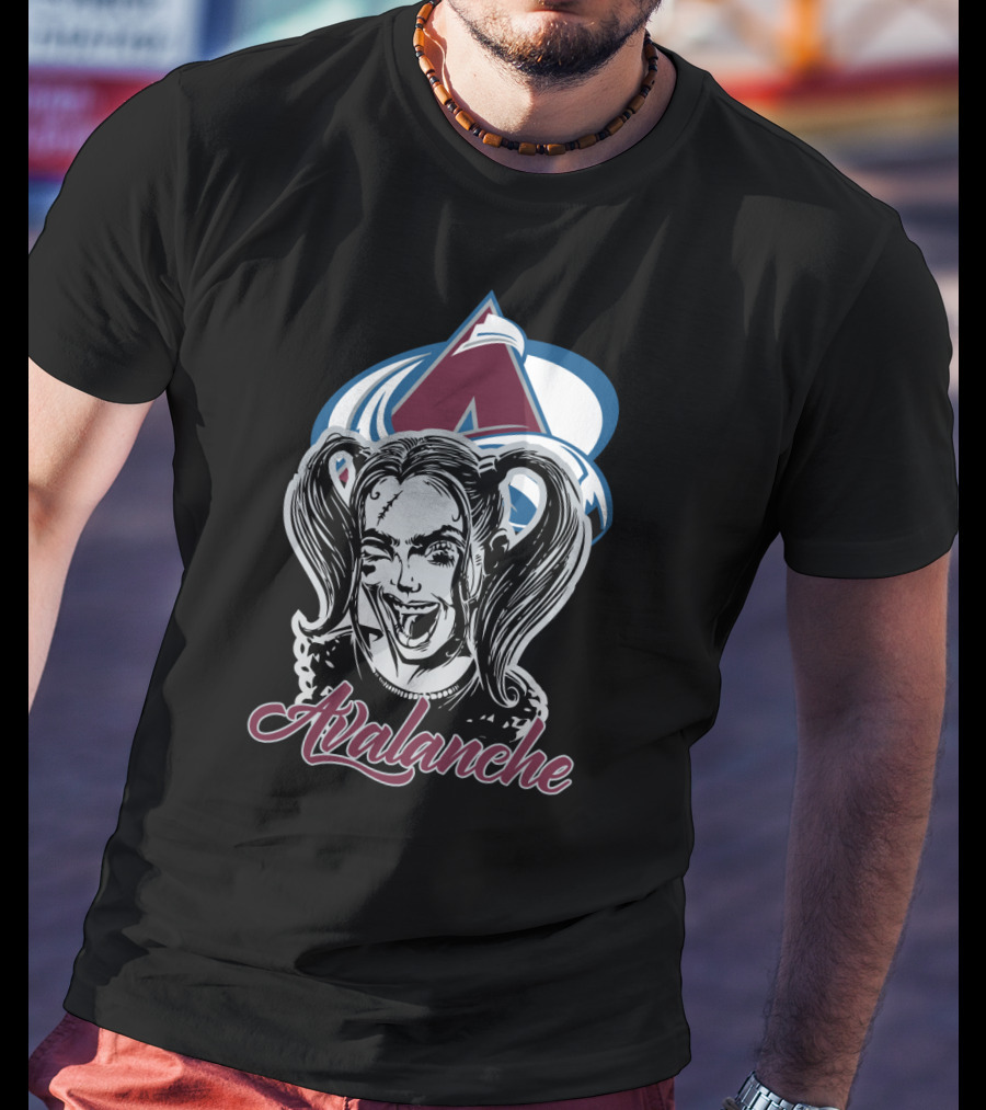 Avalanche Harley Quinn Colorado Fans T-Shirt