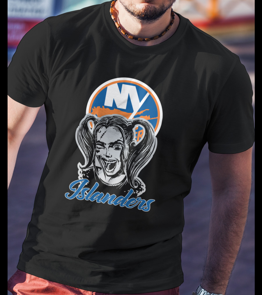 Ny Islanders Harley Quinn Mashup T-Shirt