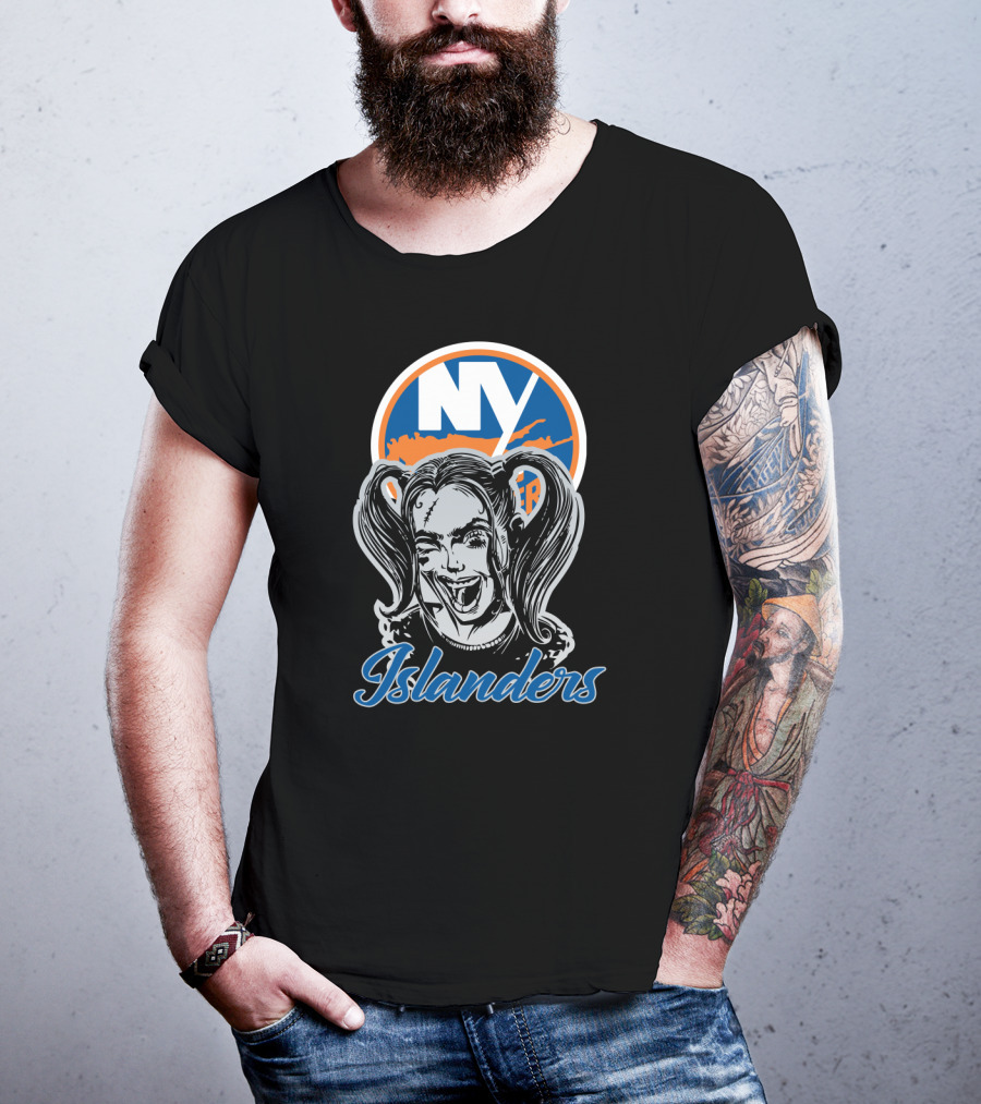 Ny Islanders Harley Quinn Mashup T-Shirt