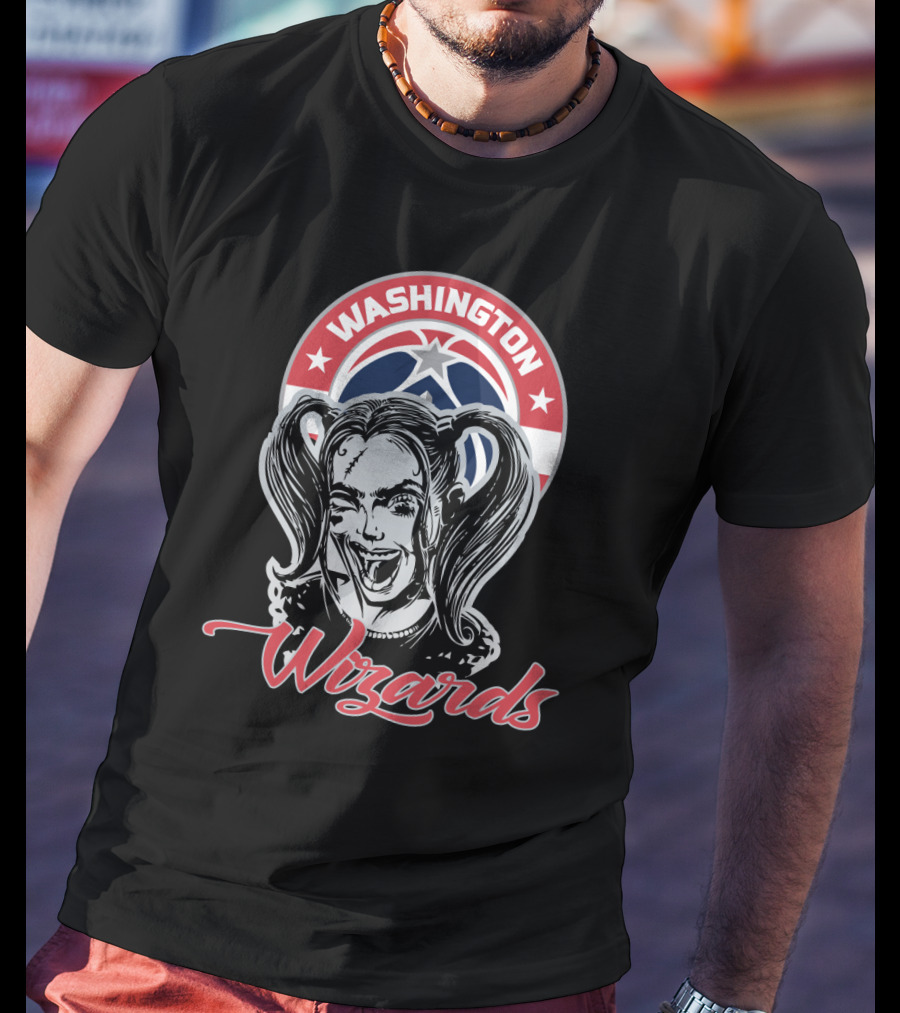 Washington Wizards Harley Quinn Fan T-Shirt