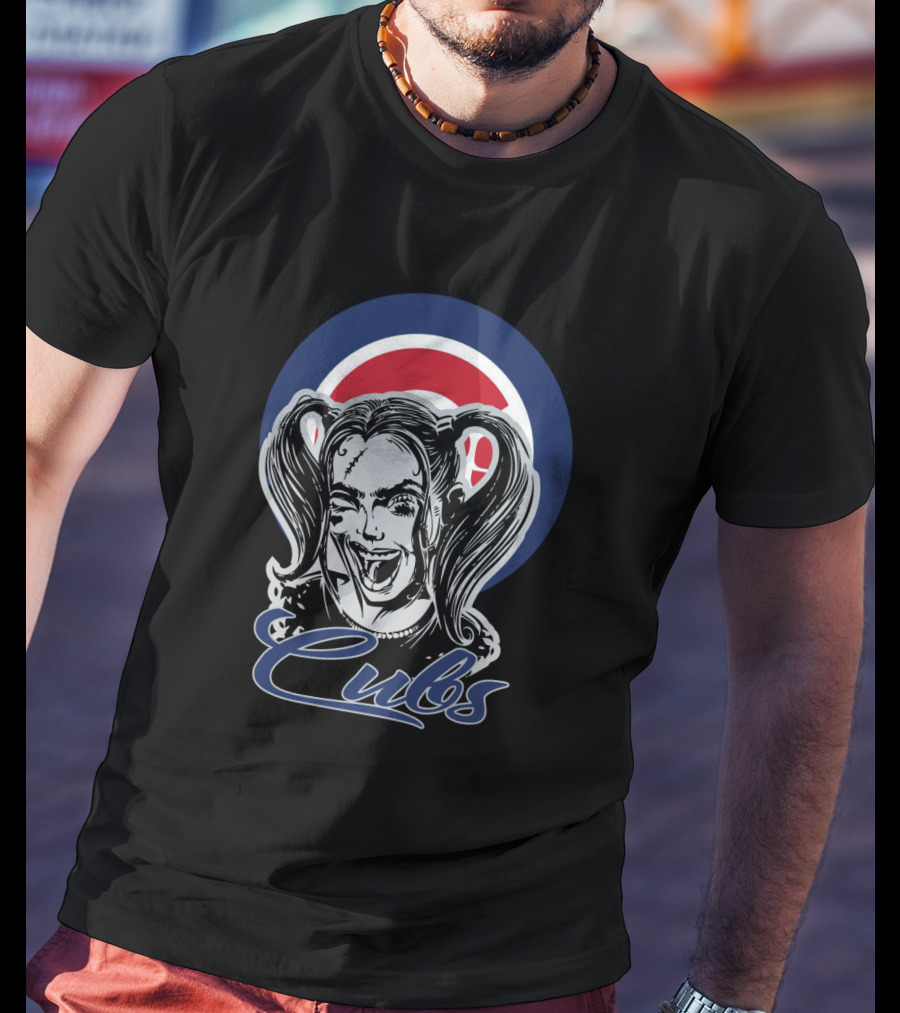 Harley Quinn Cubs Fans Chicago Baseball Team T-Shirt