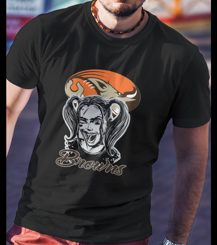 Harley Quinn Fans Cleveland Browns Browns T-Shirt