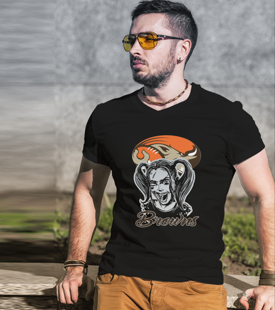 Harley Quinn Fans Cleveland Browns Browns T-Shirt