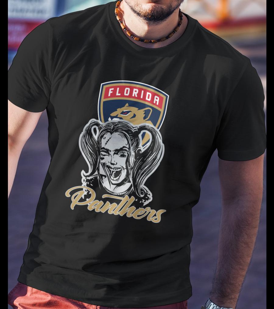 Florida Panthers Harley Quinn Fans T-Shirt