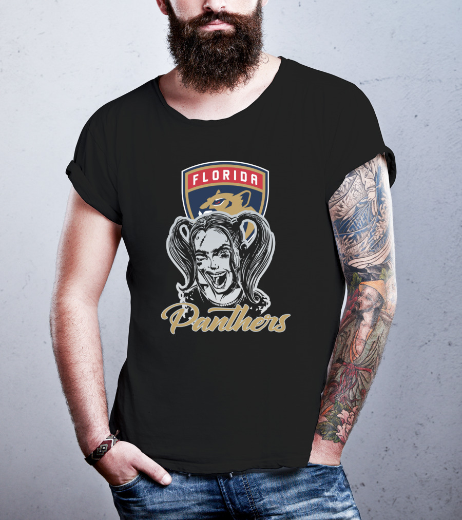 Florida Panthers Harley Quinn Fans T-Shirt