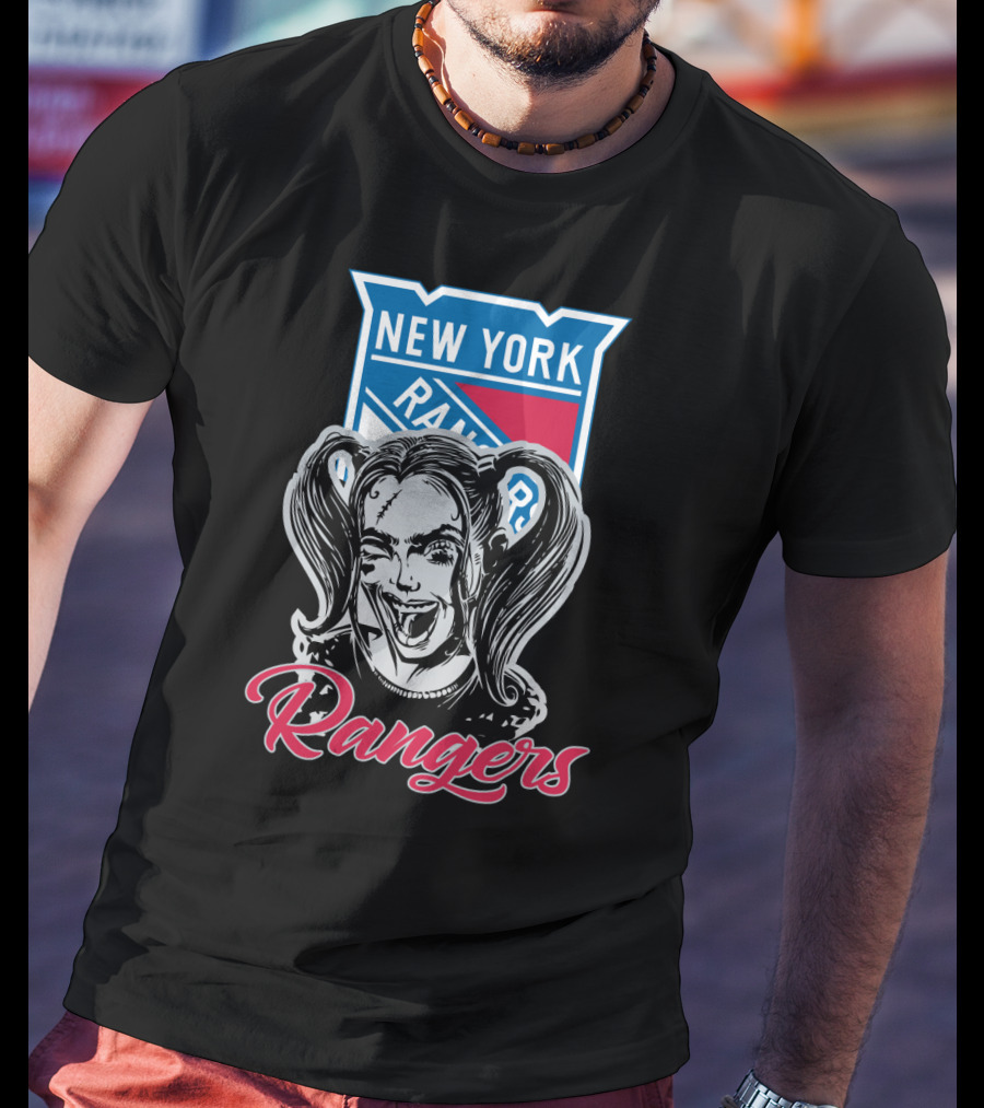 New York Rangers Harley Quinn Fans T-Shirt