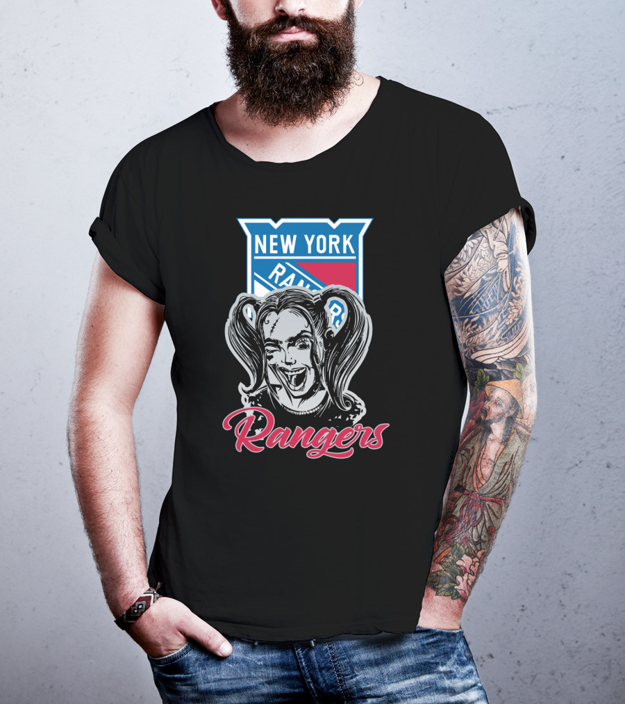 New York Rangers Harley Quinn Fans T-Shirt