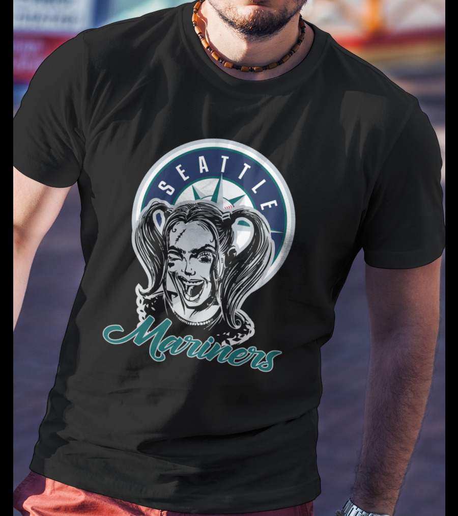 Harley Quinn Seattle Mariners Fans T-Shirt